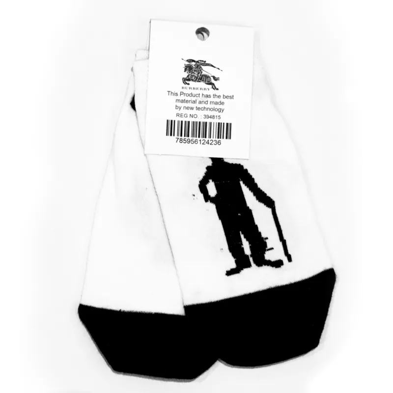 جوراب ساق کوتاه طرح چارلی چاپلین