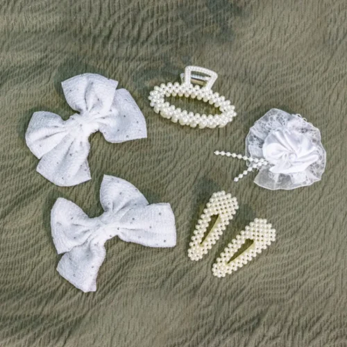 پک شش تایی گیره سره و کیلیپس عروس Fn2