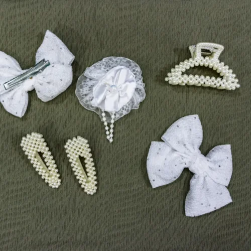 پک شش تایی گیره سره و کیلیپس عروس Fn3