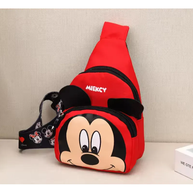 کیف دوشی فانتزی طرح میکی موس | در دو رنگ قرمز و مشکی