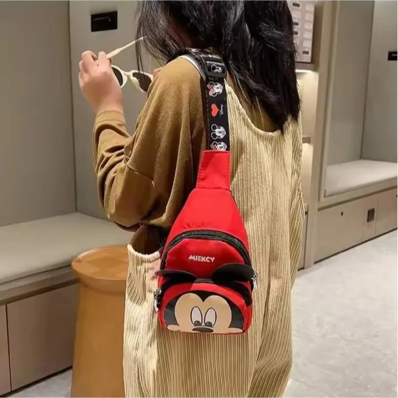 کیف دوشی فانتزی طرح میکی موس | در دو رنگ قرمز و مشکی