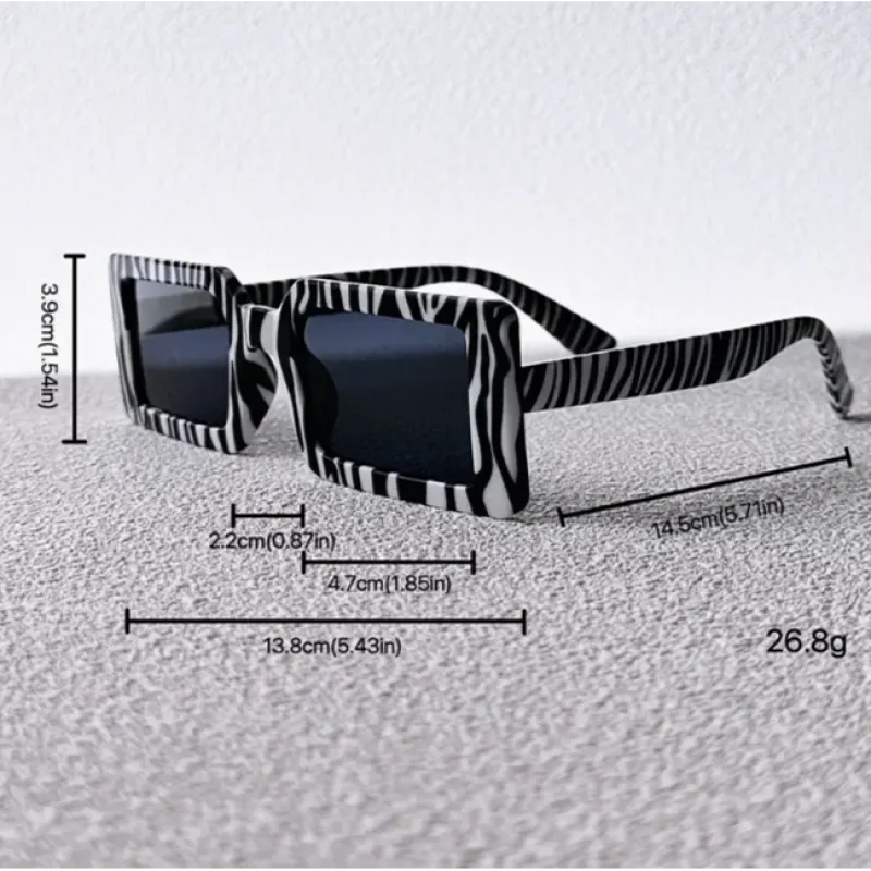 عینک گورخری مستطیلی