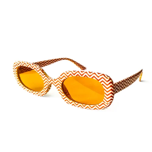 عینک شطرنجی نارنجی