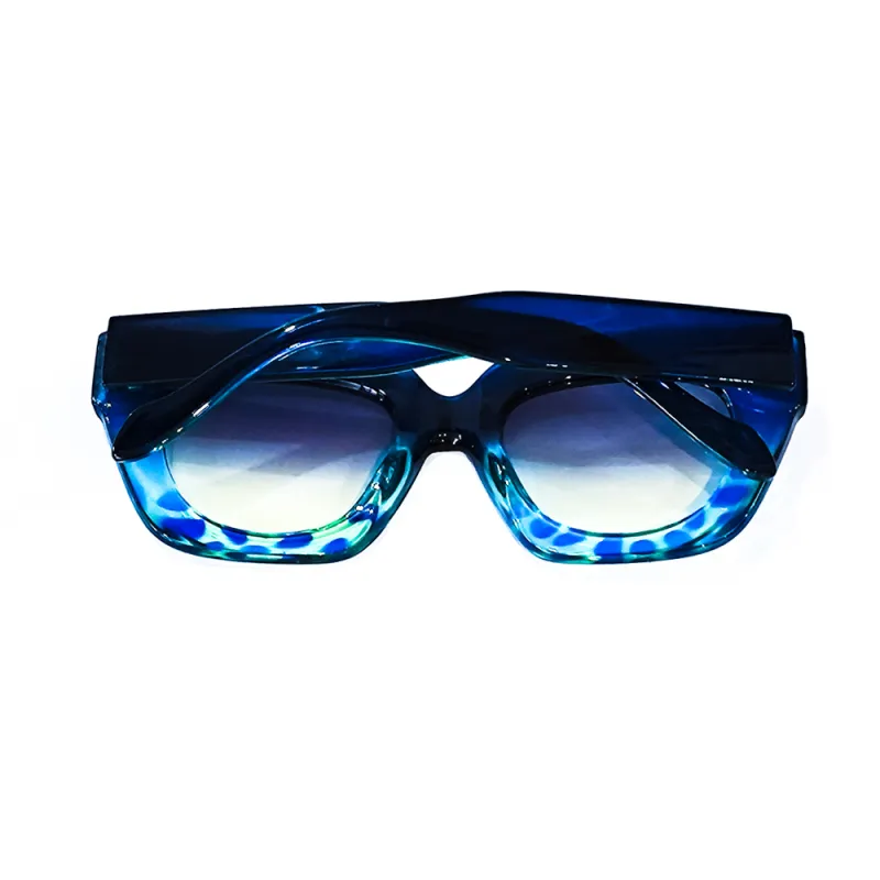 عینک پلنگی آبی