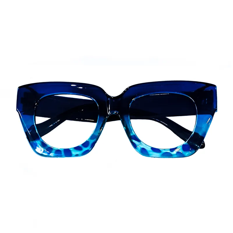 عینک پلنگی آبی