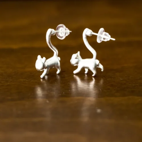 گوشواره مدل گربه