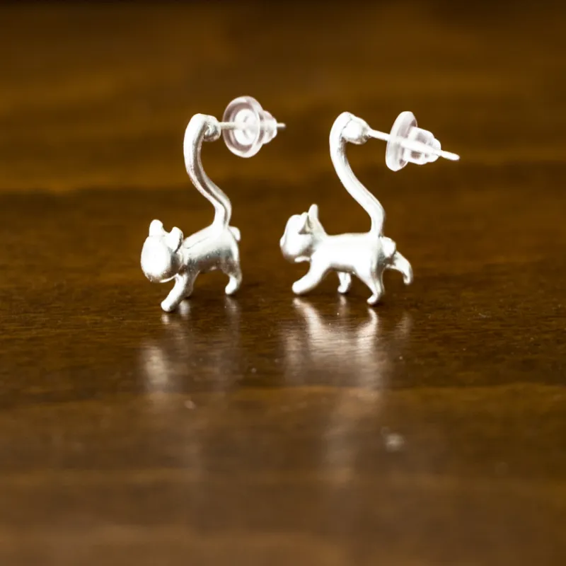 گوشواره مدل گربه