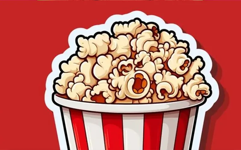 کیف دستی طرح پاپ‌کورن