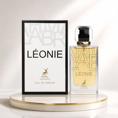 ادکلن Léonie Maison Alhambra با جعبه و شیشه مینیمال