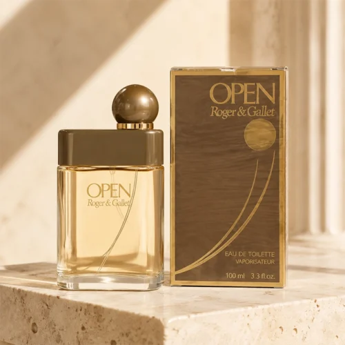 عطر ادکلن راجر اند گالت اوپن 100 میل مردانه همراه با جعبه قهوه‌ای طلایی