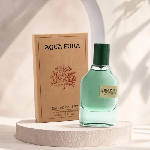 ادو پرفیوم Aqua Pura فرگرنس ورد ۷۰ میلی‌لیتر با رایحه خنک دریایی