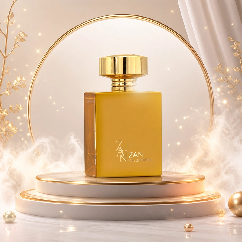ادو پرفیوم Zan فرگرنس ورد زنانه با طراحی لوکس و شیشه طلایی