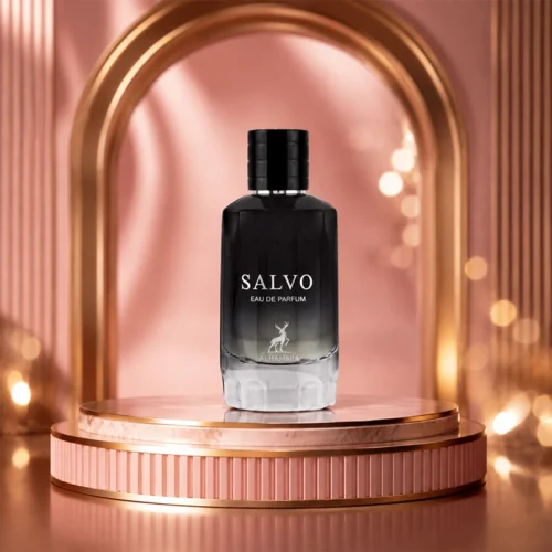 عکس ادکلن Salvo الحمبرا روی سکوی صورتی لوکس